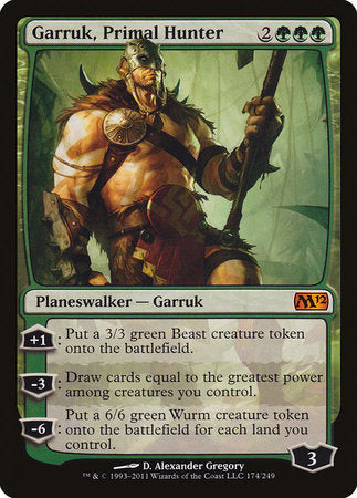 Garruk, Primal Hunter [Magic 2012] | Exor Games Truro