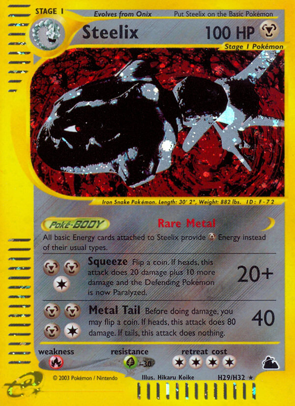 Steelix (H29/H32) [Skyridge] | Exor Games Truro