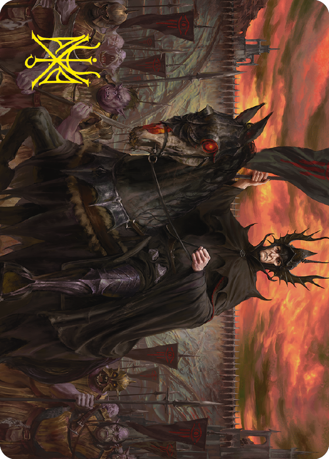 The Mouth of Sauron Art Card (Gold-Stamped Signature) [The Lord of the Rings: Tales of Middle-earth Art Series] | Exor Games Truro