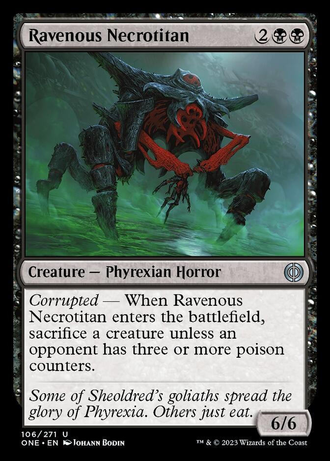 Ravenous Necrotitan [Phyrexia: All Will Be One] | Exor Games Truro