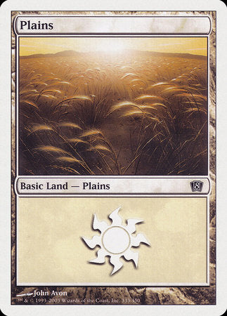 Plains (333) [Eighth Edition] | Exor Games Truro