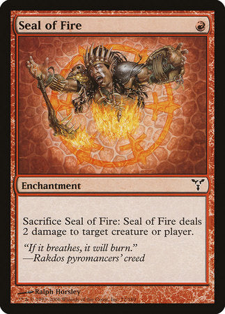 Seal of Fire [Dissension] | Exor Games Truro