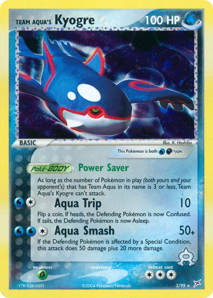 Team Aqua's Kyogre (3/95) (Theme Deck Exclusive) [EX: Team Magma vs Team Aqua] | Exor Games Truro