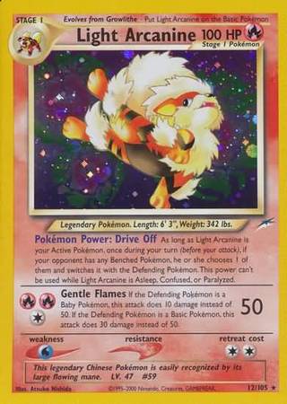 Light Arcanine (12/105) [Neo Destiny Unlimited] | Exor Games Truro