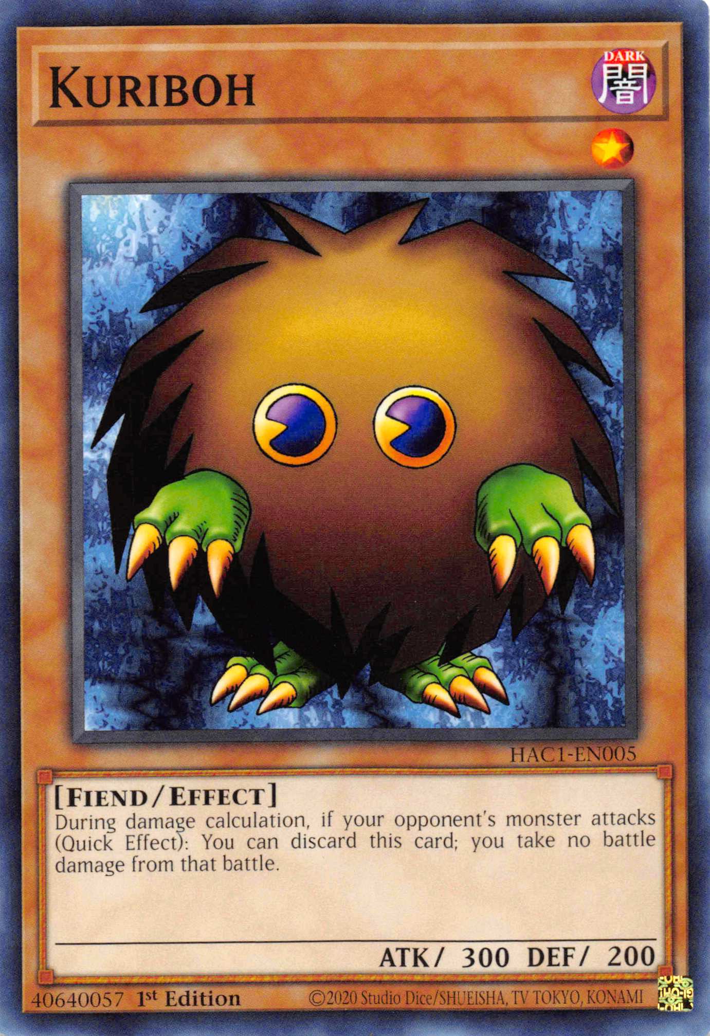 Kuriboh [HAC1-EN005] Common | Exor Games Truro