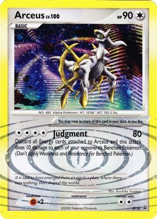 Arceus (DP50) (Jumbo Card) [Diamond & Pearl: Black Star Promos] | Exor Games Truro