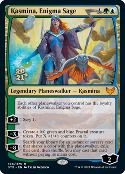 Kasmina, Enigma Sage [Strixhaven: School of Mages Prerelease Promos] | Exor Games Truro