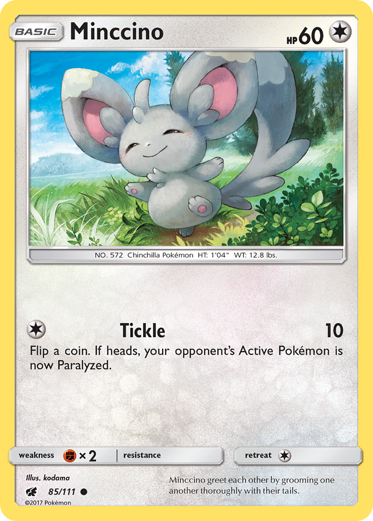 Minccino (85/111) [Sun & Moon: Crimson Invasion] | Exor Games Truro