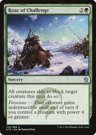 Roar of Challenge [Khans of Tarkir] | Exor Games Truro