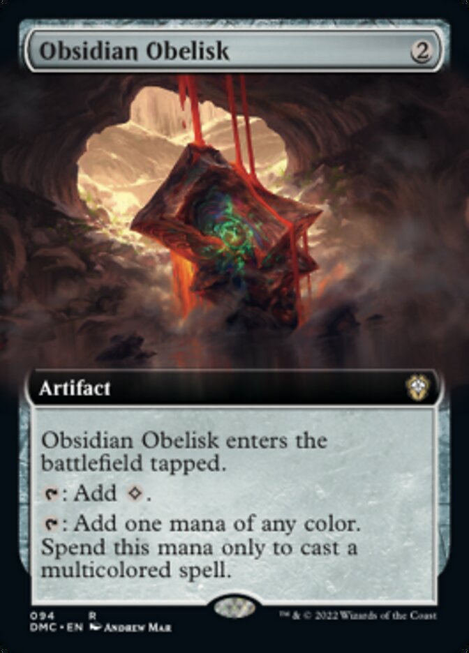 Obsidian Obelisk (Extended Art) [Dominaria United Commander] | Exor Games Truro