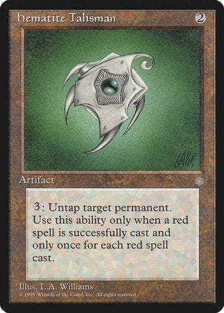 Hematite Talisman [Ice Age] | Exor Games Truro