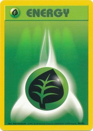 Grass Energy (99/102) [Base Set Unlimited] | Exor Games Truro