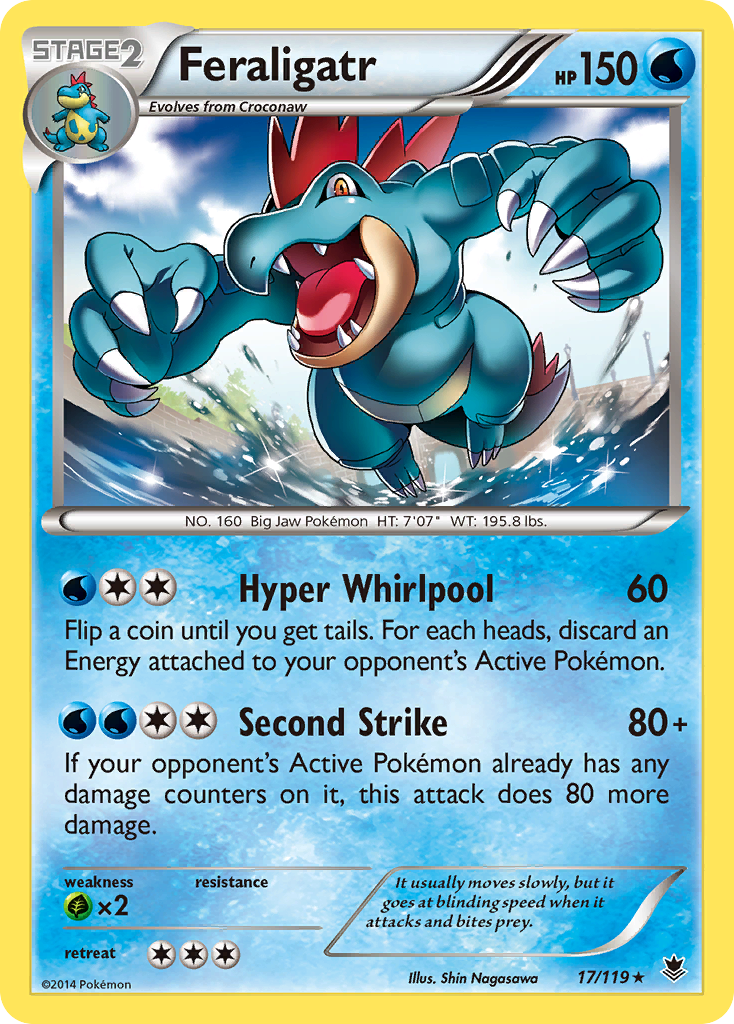 Feraligatr (17/119) [XY: Phantom Forces] | Exor Games Truro