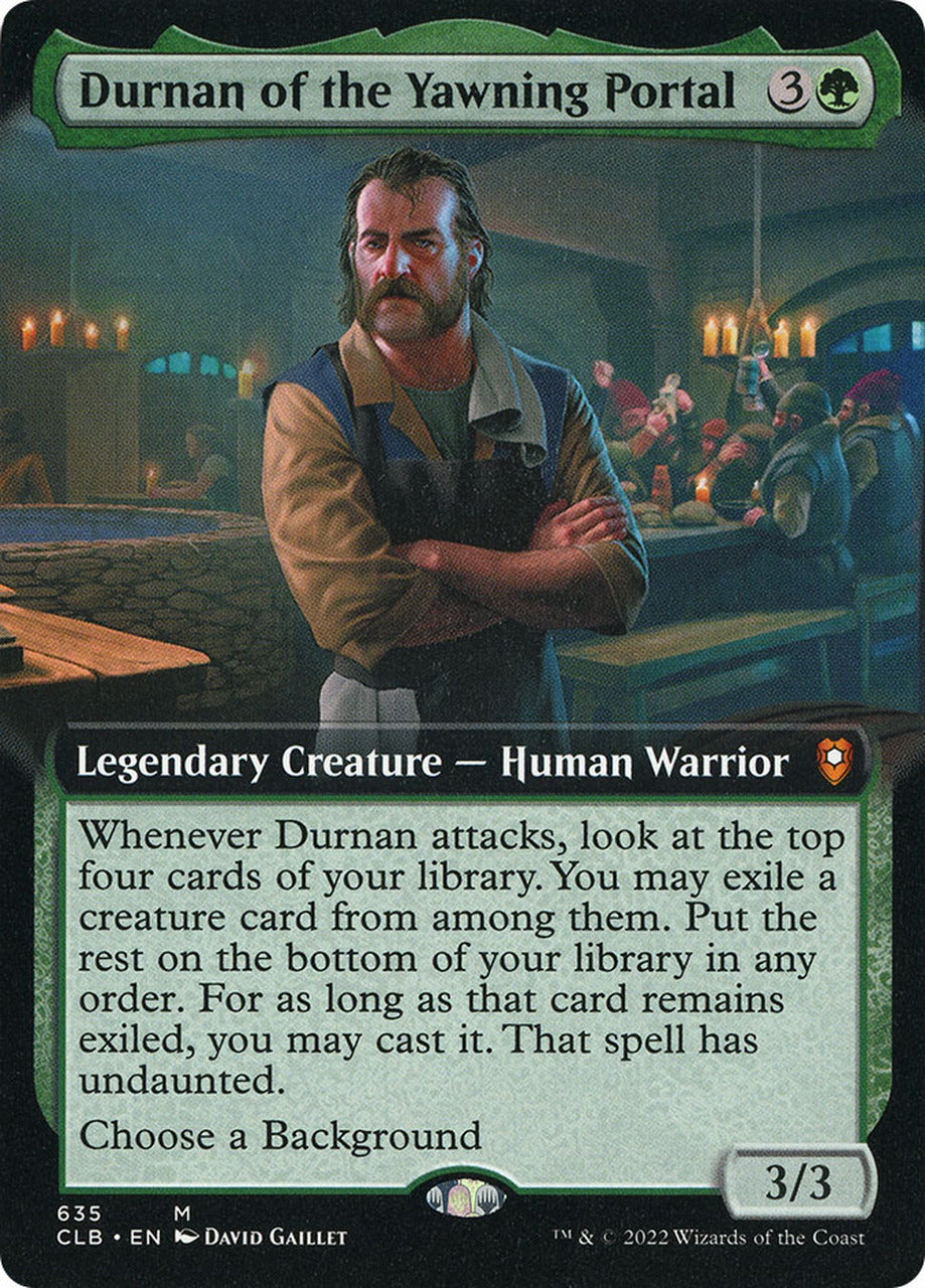 Durnan of the Yawning Portal (Extended Art) [Commander Legends: Battle for Baldur's Gate] | Exor Games Truro