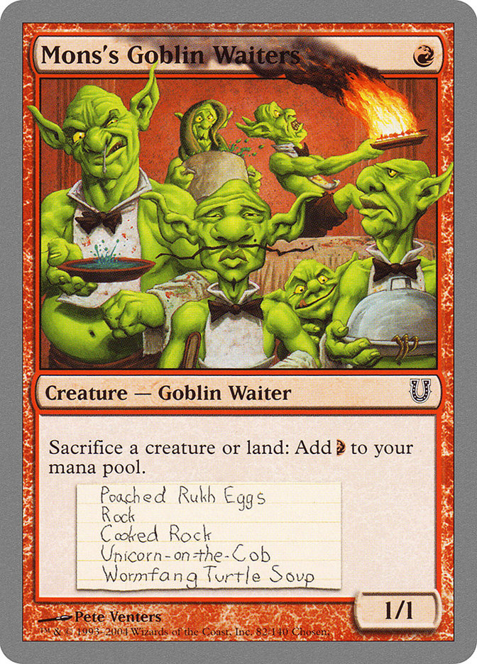 Mons's Goblin Waiters [Unhinged] | Exor Games Truro