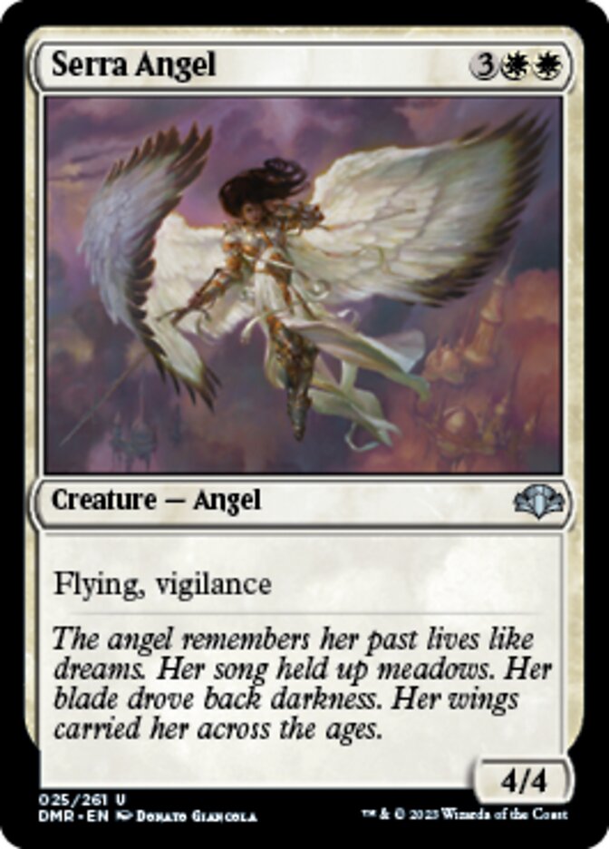 Serra Angel [Dominaria Remastered] | Exor Games Truro