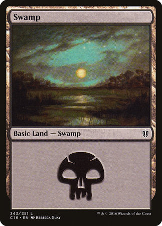 Swamp (343) [Commander 2016] | Exor Games Truro