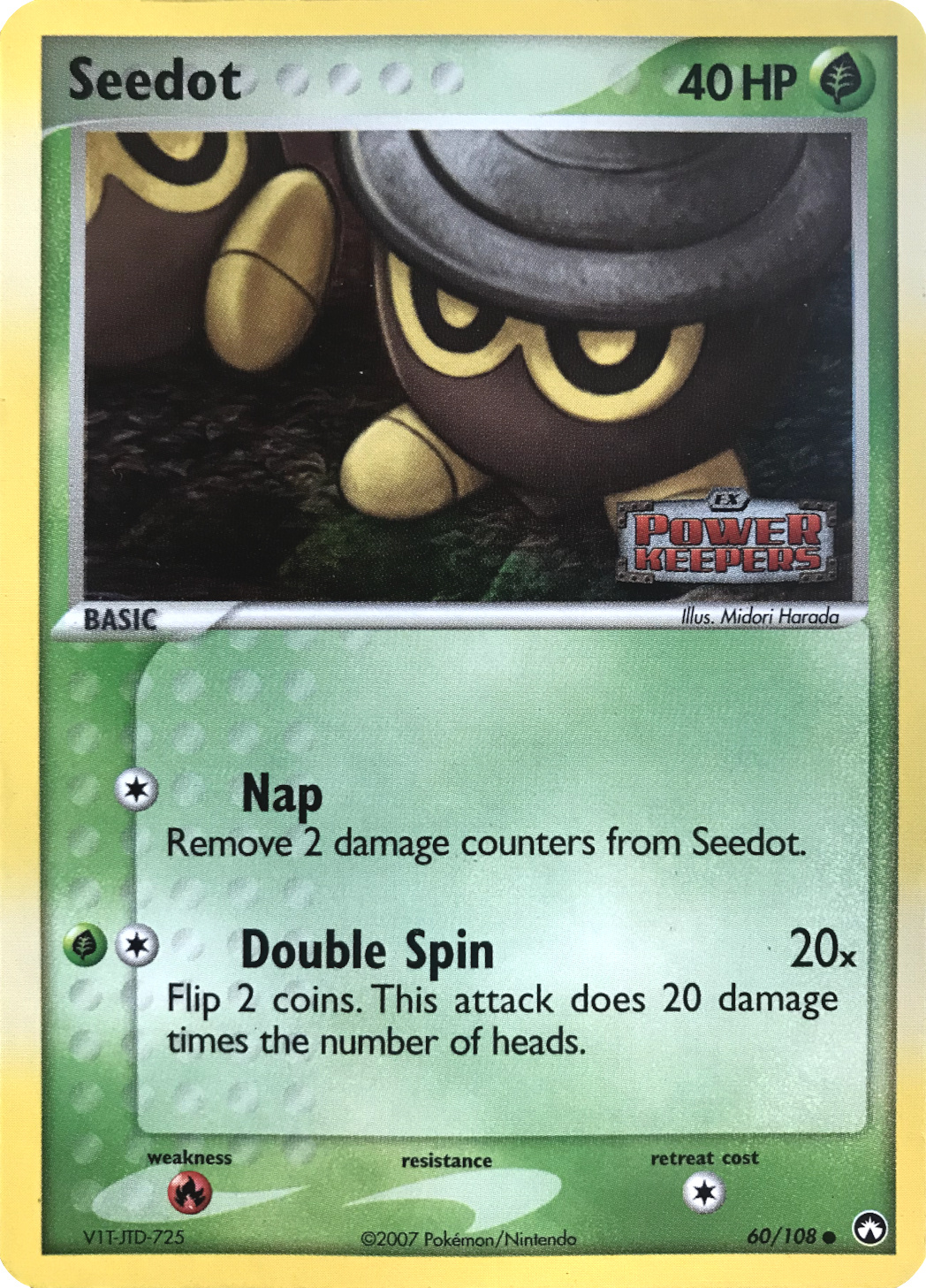 Seedot (60/108) (Stamped) [EX: Power Keepers] | Exor Games Truro