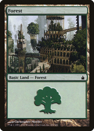 Forest (304) [Ravnica: City of Guilds] | Exor Games Truro