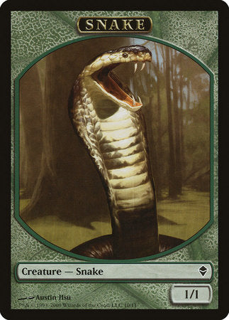 Snake Token [Zendikar Tokens] | Exor Games Truro