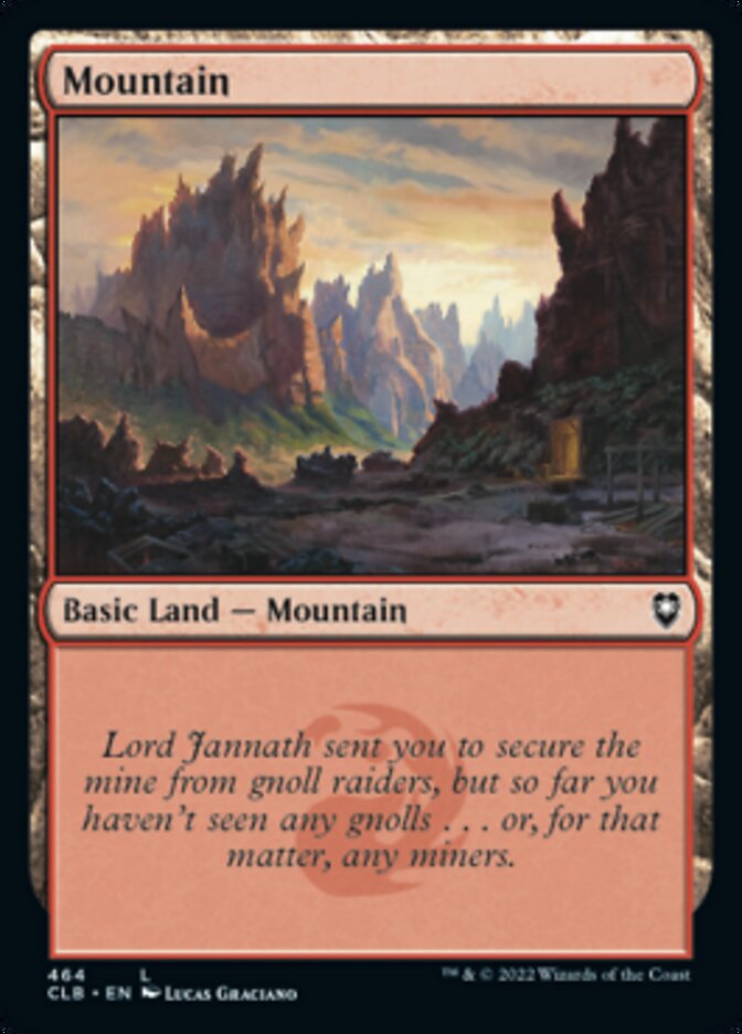 Mountain (464) [Commander Legends: Battle for Baldur's Gate] | Exor Games Truro