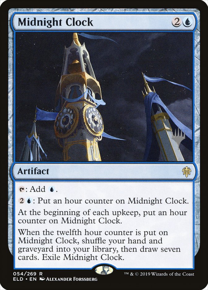 Midnight Clock (Promo Pack) [Throne of Eldraine Promos] | Exor Games Truro