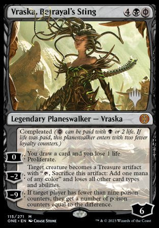 Vraska, Betrayal's Sting (Promo Pack) [Phyrexia: All Will Be One Promos] | Exor Games Truro