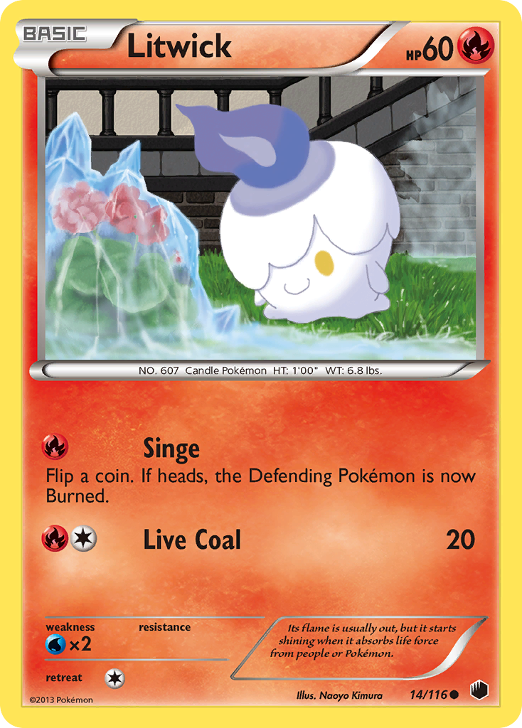 Litwick (14/116) [Black & White: Plasma Freeze] | Exor Games Truro