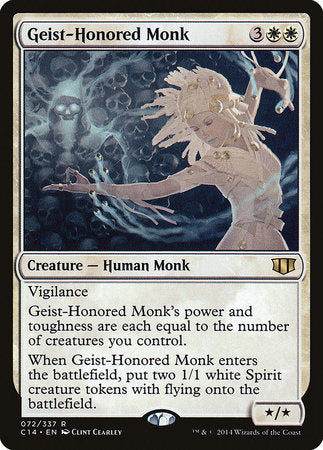 Geist-Honored Monk [Commander 2014] | Exor Games Truro