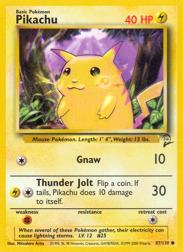 Pikachu (87/130) [Base Set 2] | Exor Games Truro