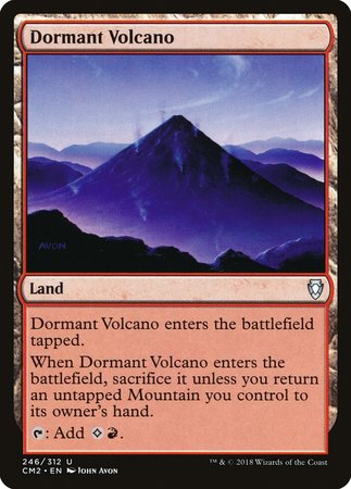 Dormant Volcano [Commander Anthology Volume II] | Exor Games Truro