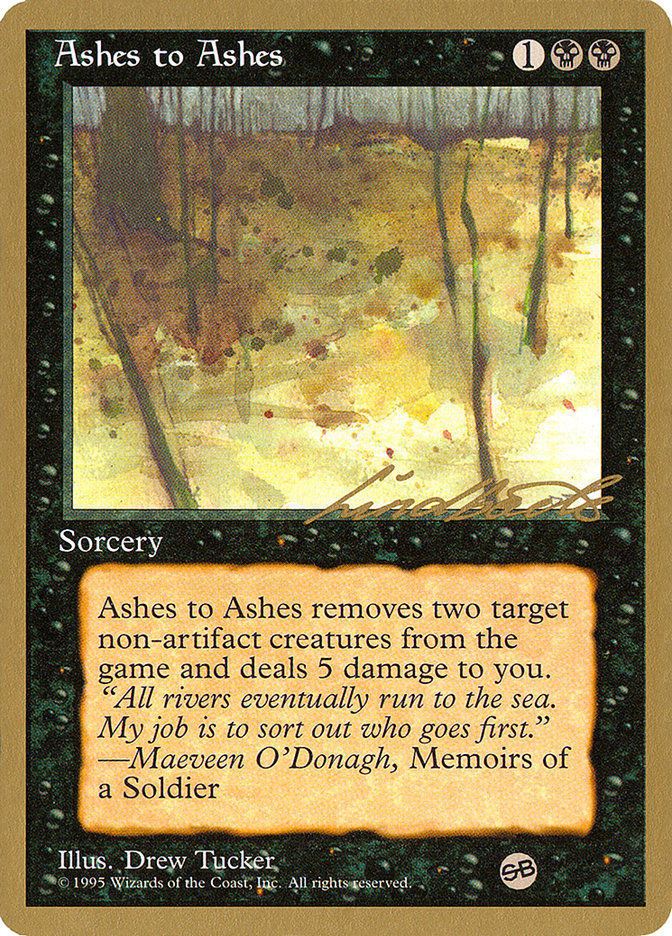Ashes to Ashes (Leon Lindback) (SB) [Pro Tour Collector Set] | Exor Games Truro
