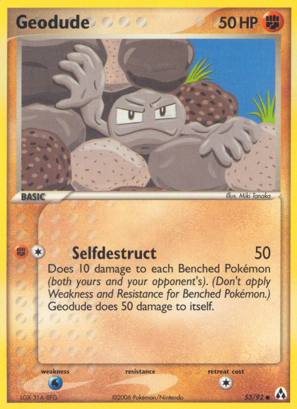 Geodude (53/92) [EX: Legend Maker] | Exor Games Truro