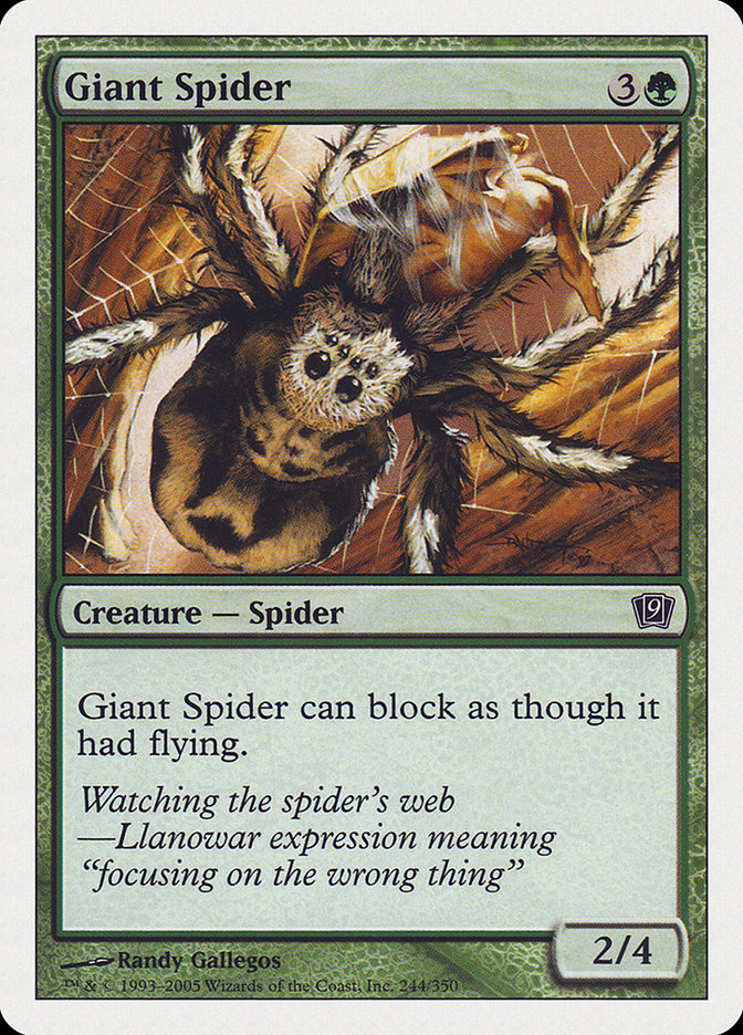 Giant Spider [Ninth Edition] | Exor Games Truro