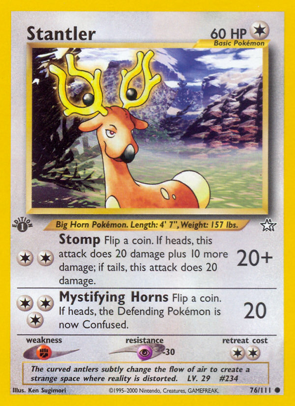 Stantler (76/111) [Neo Genesis 1st Edition] | Exor Games Truro