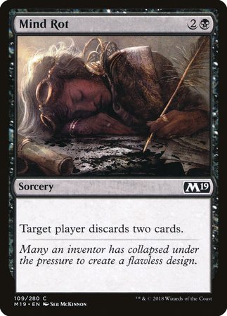Mind Rot [Core Set 2019] | Exor Games Truro