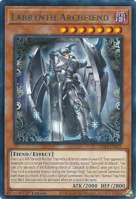 Labrynth Archfiend [TAMA-EN015] Rare | Exor Games Truro