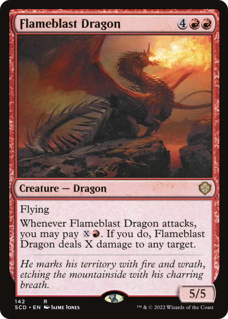 Flameblast Dragon [Starter Commander Decks] | Exor Games Truro