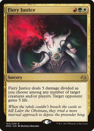 Fiery Justice [Modern Masters 2017] | Exor Games Truro