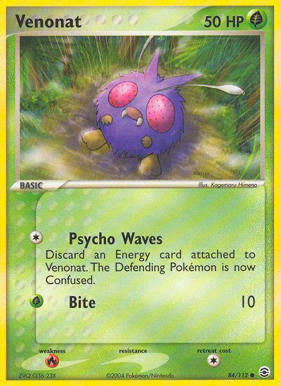 Venonat (84/112) [EX: FireRed & LeafGreen] | Exor Games Truro