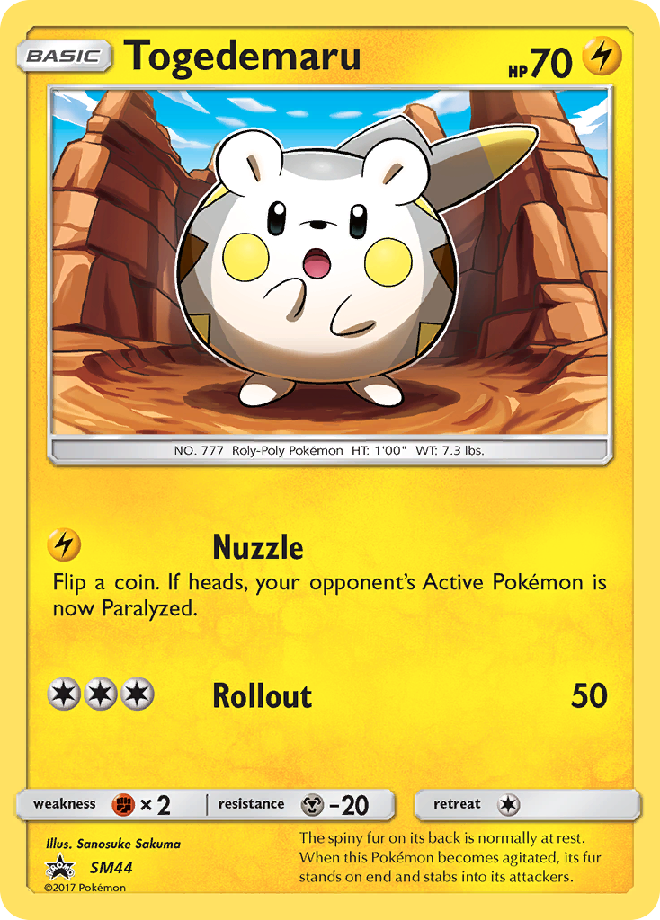 Togedemaru (SM44) [Sun & Moon: Black Star Promos] | Exor Games Truro