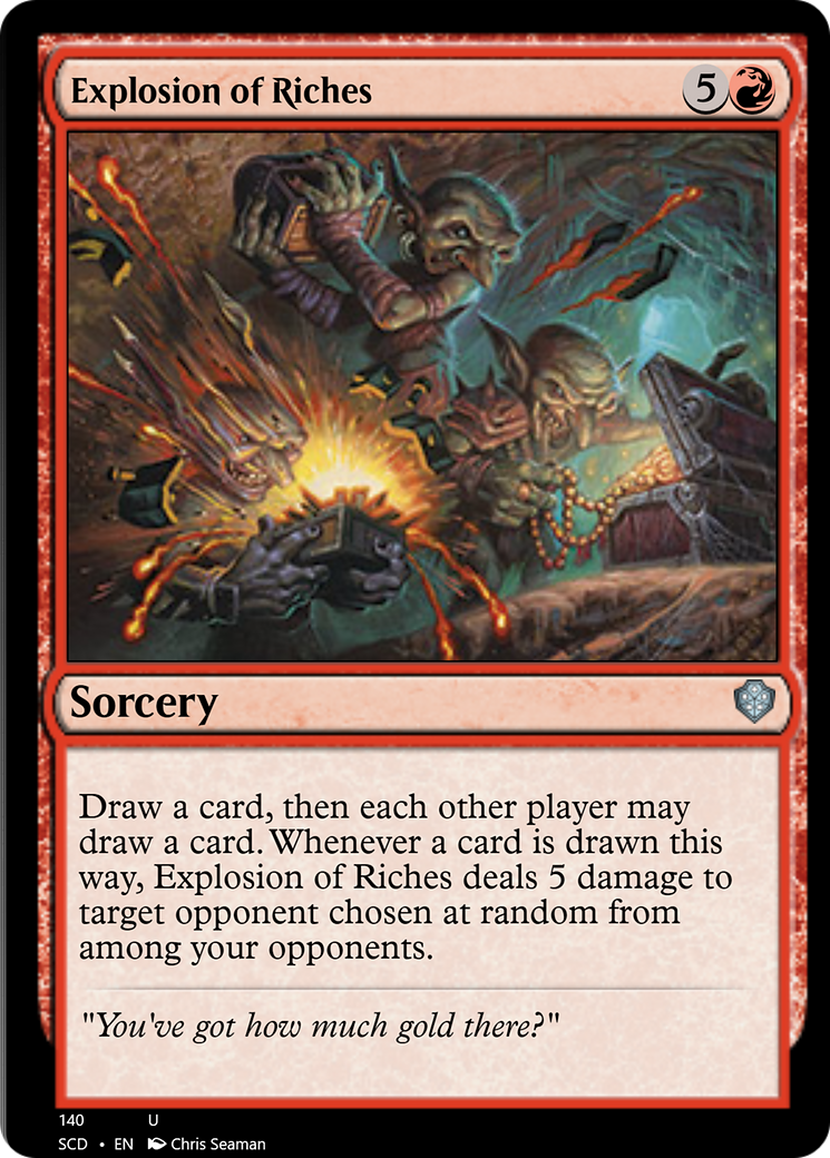 Explosion of Riches [Starter Commander Decks] | Exor Games Truro