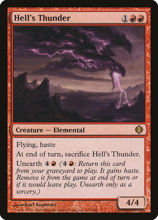 Hell's Thunder [Shards of Alara] | Exor Games Truro