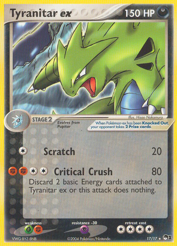 Tyranitar ex (17/17) [POP Series 1] | Exor Games Truro