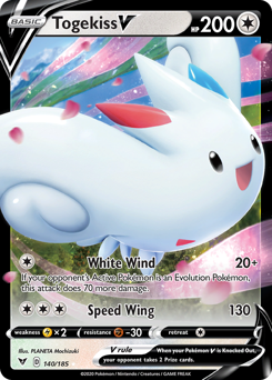 Togekiss V (140/185) [Sword & Shield: Vivid Voltage] | Exor Games Truro