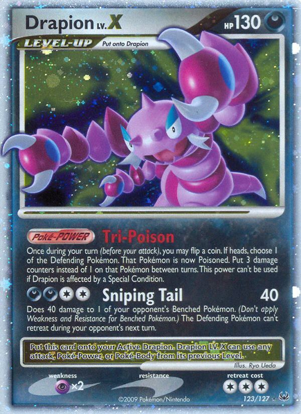 Drapion LV.X (123/127) [Platinum: Base Set] | Exor Games Truro