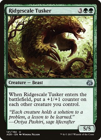 Ridgescale Tusker [Aether Revolt] | Exor Games Truro