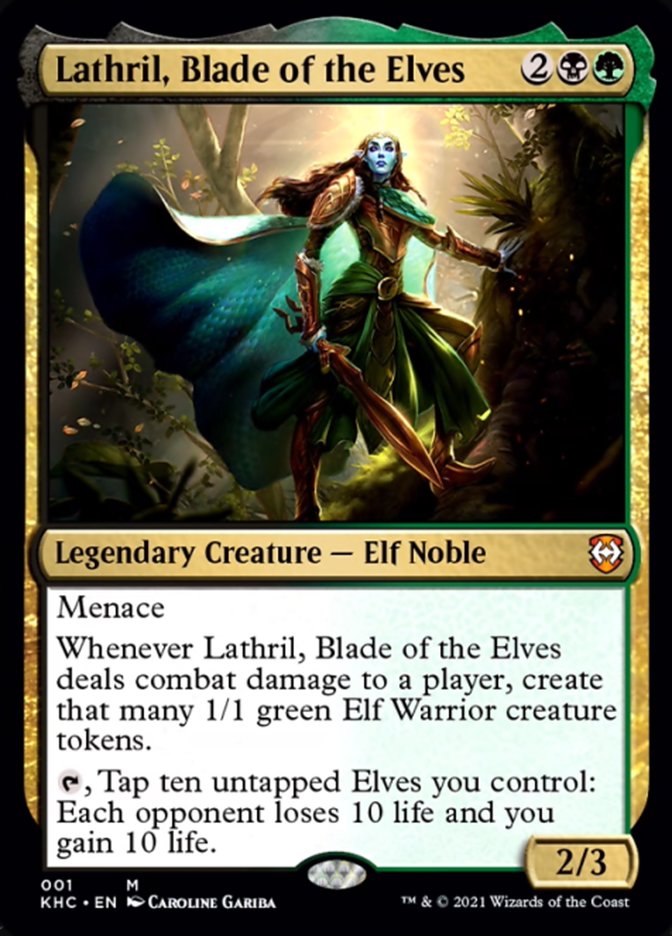Lathril, Blade of the Elves [Kaldheim Commander] | Exor Games Truro
