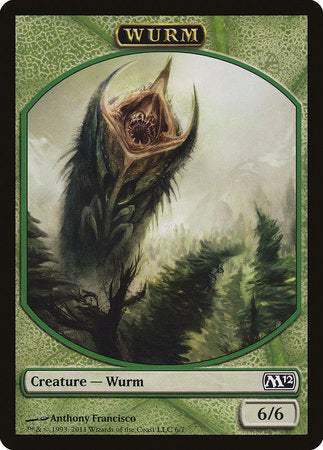 Wurm Token [Magic 2012 Tokens] | Exor Games Truro