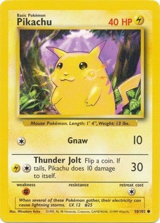 Pikachu (58/102) [Base Set Unlimited] | Exor Games Truro